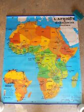 Carte scolaire afrique d'occasion  Yvetot