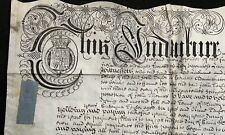 1702 indentured deed for sale  BEDFORD