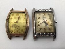 Caras de reloj vintage Croton Aquamedico y Bulova piezas clásicas - para piezas segunda mano  Embacar hacia Argentina