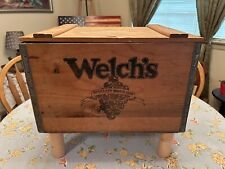 Mesa de armazenamento vintage de madeira Welch's Grape Company comprar usado  Enviando para Brazil
