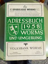 Adressbuch stadt worms gebraucht kaufen  Worms