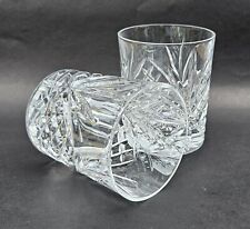 Shannon Godinger Dublin 24% Lead Crystal Old Fashioned Whiskey Glass Set Of 2 for sale  Shipping to South Africa