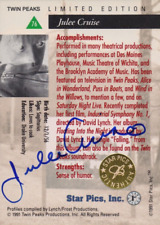 Cartão de autógrafo raro 1991 Star Pics Inc. Twin Peaks Julee Cruise comprar usado  Enviando para Brazil