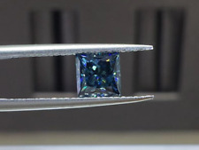 1.00 Ct - 5.00 Ct Royal Blue Princess Cut Loose Moissanite Use For Jewelry for sale  Shipping to South Africa