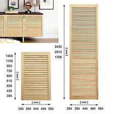 Single Louvre Door/Vented Open Slatted/Natural Pine/Wardrobe & Cabinet Doors for sale  Shipping to South Africa