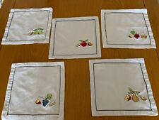 Cotton napkins fruit for sale  CASTLEFORD