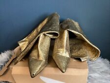 Zara gold boots for sale  BURTON-ON-TRENT