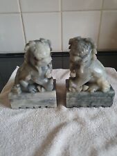 Chinese soapstone pair for sale  RYDE