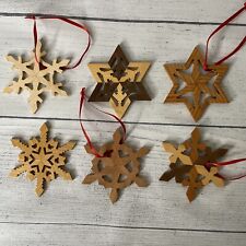 Wooden snowflake ornaments for sale  Wilmore