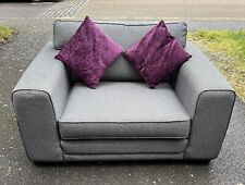 grey cuddle chair for sale  DARTFORD