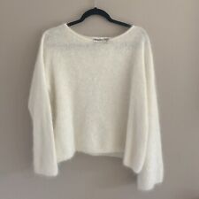 Used, 70% Angora Fuzzy Vintage Newport News JEANOLOGY Ivory Pullover XL for sale  Shipping to South Africa
