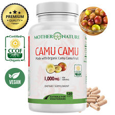 Camu Camu Berry Capsules. 100% Organic, High Vit C. For Immune System, 120 ct  till salu  Toimitus osoitteeseen Sweden