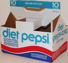 Vintage soda pop bottle carton PEPSI COLA DIET One Way Bottles new old stock for sale  Shipping to Canada