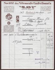 1935 roubaix facture d'occasion  Croix