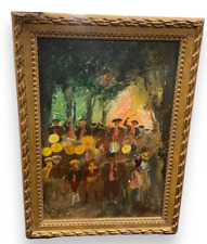 Antique painting oil d'occasion  France