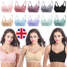 Seamless Maternity Nursing Bra Pregnancy No Wire Breastfeeding Gathered Lingerie for sale  Shipping to South Africa