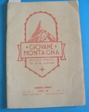 Giovane montagna rivista usato  Casapesenna