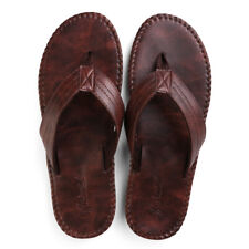 Chinelos tanga de couro masculino Aerusi verão praia casual sandálias chinelos 9-10 comprar usado  Enviando para Brazil