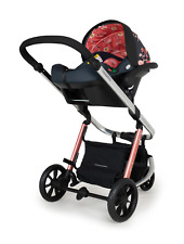 Used, Cosatto Giggle 2 in 1 i size bundle in Pretty Flamingo car seat and pram chassis for sale  Shipping to South Africa