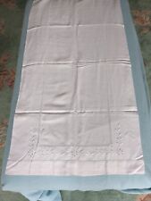 Vintage White Cotton Embroidered Bolster Case for sale  Shipping to South Africa