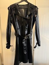 Black latex trench for sale  Los Angeles