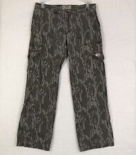 Mossy Oak Pants Womens 10 Convertible Roll Up Hunting Camo Green Cargo Pockets for sale  Shipping to South Africa