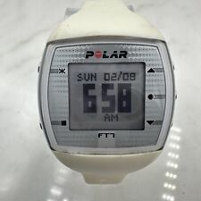 Usado, Relógio digital feminino Polar FT7 monitor de frequência cardíaca quadrado branco, nova bateria comprar usado  Enviando para Brazil