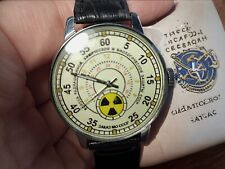 Reloj soviético vintage ☢ tropa biológica química de radiación URSS y era de la guerra fría segunda mano  Embacar hacia Argentina