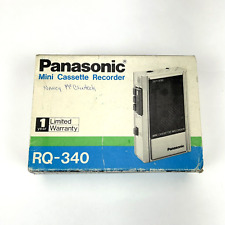 Mini gravador cassete vintage Panasonic modelo RQ-340 feito no Japão parada automática comprar usado  Enviando para Brazil
