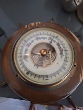 Vintage barometer wood for sale  ANDOVER