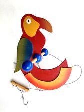 Wooden parrot mobile for sale  MAIDENHEAD