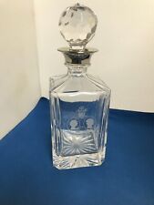 Crystal decanter commemorate for sale  CHICHESTER