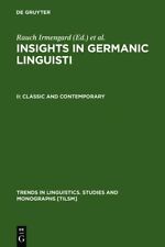 Insights germanic linguistics gebraucht kaufen  Langwedel