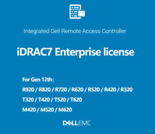 Used, IDRAC7/8/9 Enterprise License Permanent idrac for PowerEdge 12th 13th 14th 15th for sale  Shipping to South Africa
