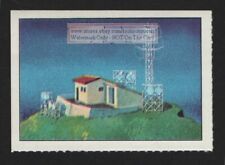 Used, Television Broadcasting Tower Antenna  At Highest Point  Vintage Ad Trade Stamp for sale  USA