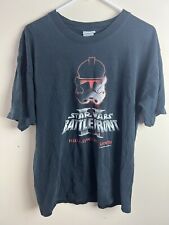 STAR WARS BATTLEFRONT II 2005 Camiseta Negra LUCASARTS Videojuego Promoción Talla L segunda mano  Embacar hacia Argentina