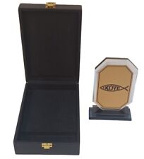 Troféu de pesca IXOYE prêmio troféu de vidro octogonal em caixa de couro 6,5", usado comprar usado  Enviando para Brazil