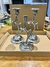 chrome lady candle stick for sale  MANCHESTER