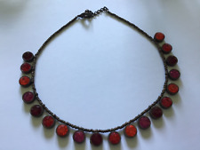 Collier rouge fushia d'occasion  Auch