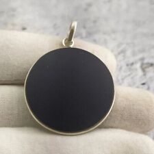 Awesome Black Onyx Gemstone Pendant 925 Sterling Silver Handmade Pendant C58 for sale  Shipping to South Africa