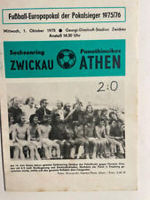 Fußballprogramm 1975 sachsenr gebraucht kaufen  Woltersdorf