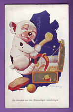 Perro Bonzo A Humo Por George E. Studdy Vintage Tarjeta Postal Bull Terrier 2334 comprar usado  Enviando para Brazil
