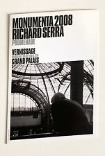 Richard serra einladungskarte gebraucht kaufen  Köln