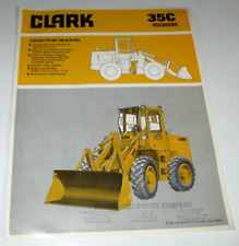 Cargador de ruedas de pala de tractor Clark Michigan 35C especificaciones folleto de ventas segunda mano  Embacar hacia Argentina