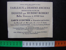 1937 carton invitation d'occasion  Talant