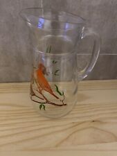 Vintage glass pitcher for sale  MINEHEAD
