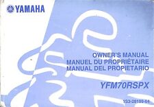 Yamaha yfm70rspx raptor for sale  NOTTINGHAM