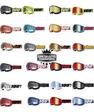 100% STRATA 2 Goggles -ALL COLORS- Offroad MX MTB Motocross CLEAR OR MIRROR LENS myynnissä  Leverans till Finland