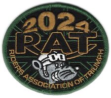 2024 Riders Association of Triumph Motorcycles RAT Patch Badge for sale  Shipping to South Africa