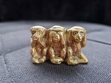 Brass wise monkeys for sale  Shipping to Ireland